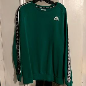 Mens Green Kappa Crewneck Sweatshirt (Size XL)